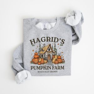 Hagrid's Pumpkin Patch Sweatshirt, Fall Sweatshirt, Pumpkin Farm Shirt,Halloween Tee,Spooky Season,Pumpkin Thanksgiving Sweatshirt, Fall Tee